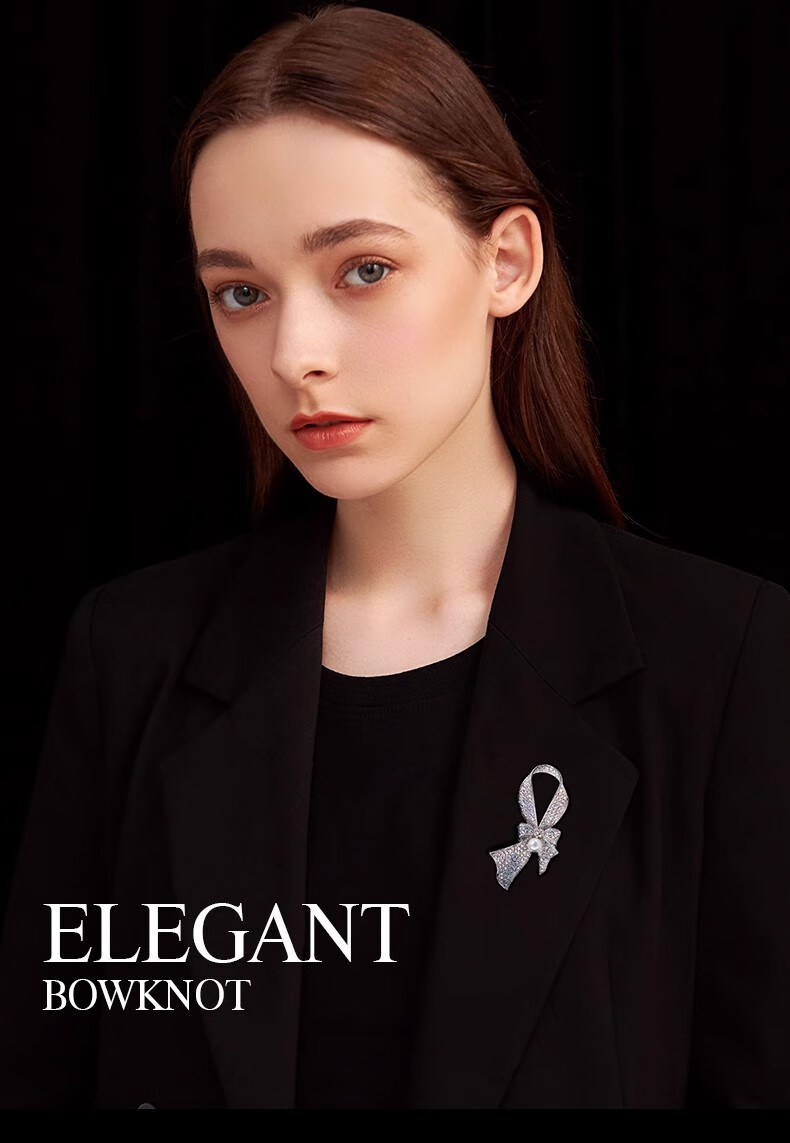 Eternelle French Elegant And Timeless Brooch, Fashionable Versatile Corsage Accessory Lapel Pin Birthday Gift 6