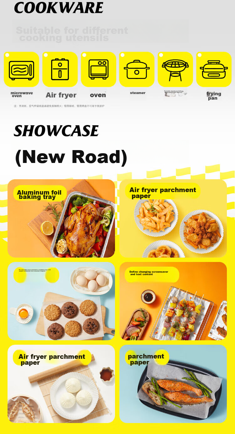 Glad Baking And Cooking Paper 5m*30cm, Meat Roasting Silicone Paper, Air Fryer And Oven Baking Sheet Paper, Original Import 14