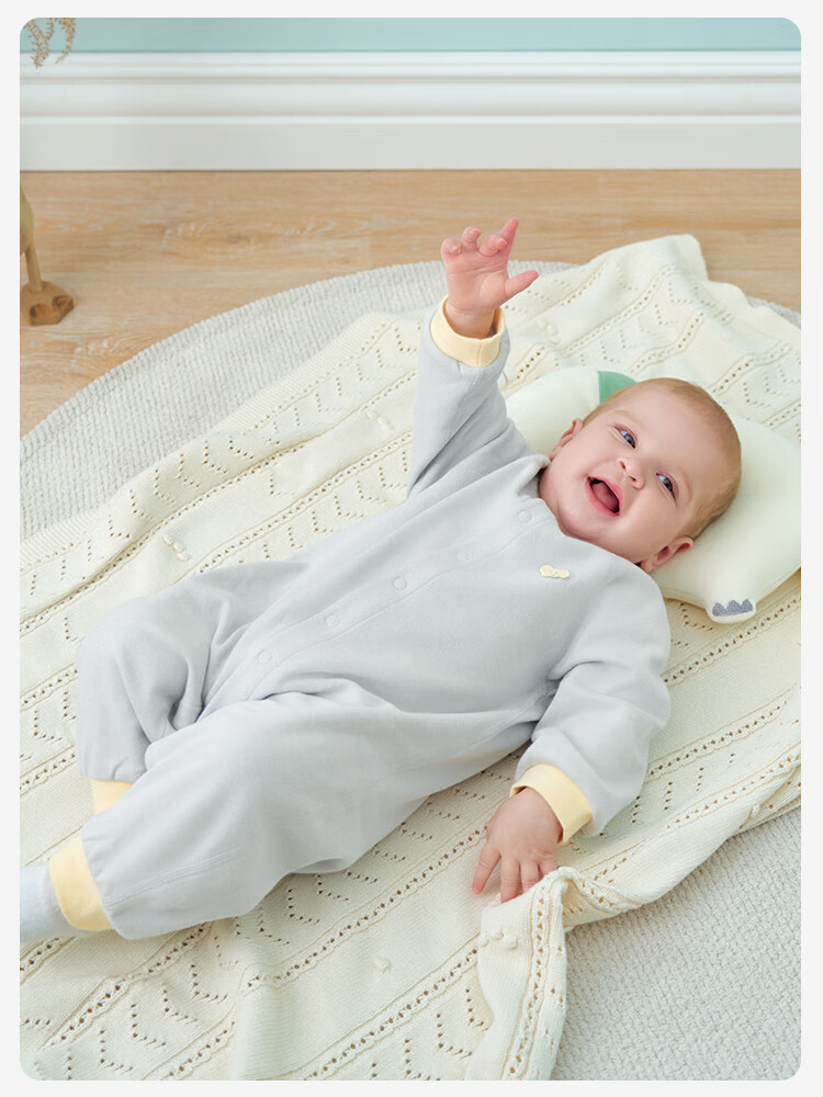 DAVE & BELLA Newborn Baby Clothes Romper Spring And Autumn Outfit for Baby Boys And Girls Long-Sleeve Bodysuit Onesie 13
