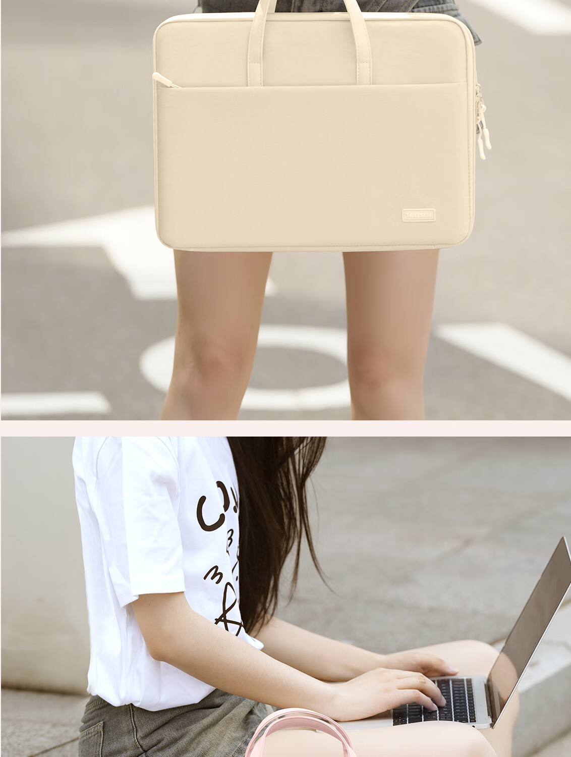 Taikesen Laptop Handbag Suitable for Apple Macbook 13-Inch, Huawei, Lenovo Computer Bag Protective Case for Men And Wome 14