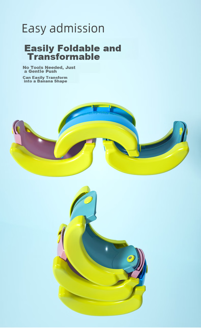 DOCTOR MA Children's Foldable Portable Toilet Travel Urinal Pot Baby Car Travel Potty Seat for Boys and Girls 3