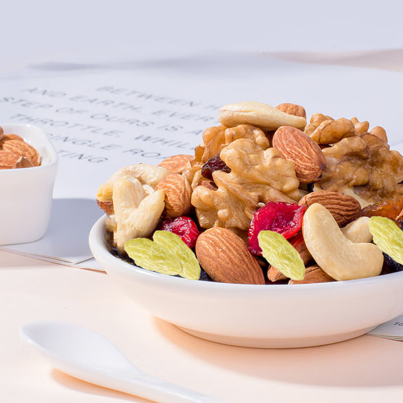 百历坚 每日坚果500g/罐  原味混合坚果休闲零食腰果核桃仁葡萄干