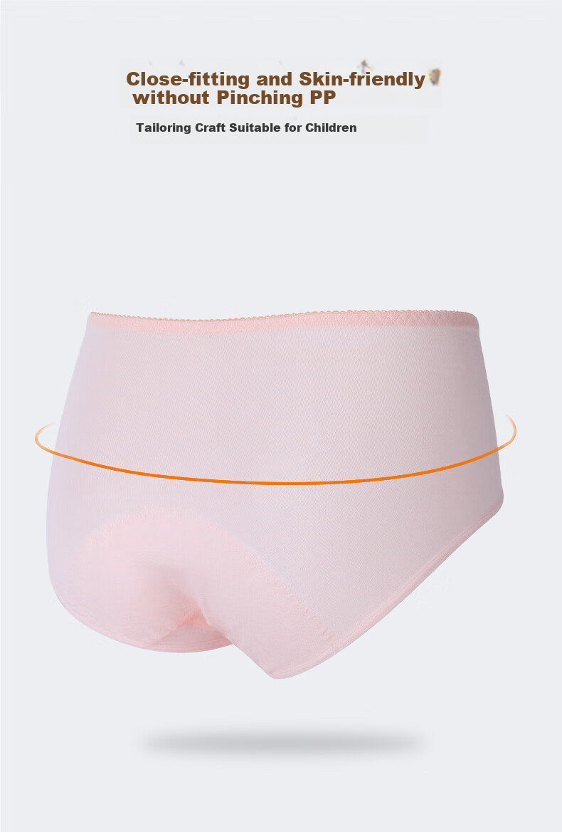 Hzasz Menstrual Underwear for Girls, Three-Layer Leak-Proof Mid-Rise Women's Shorts 5