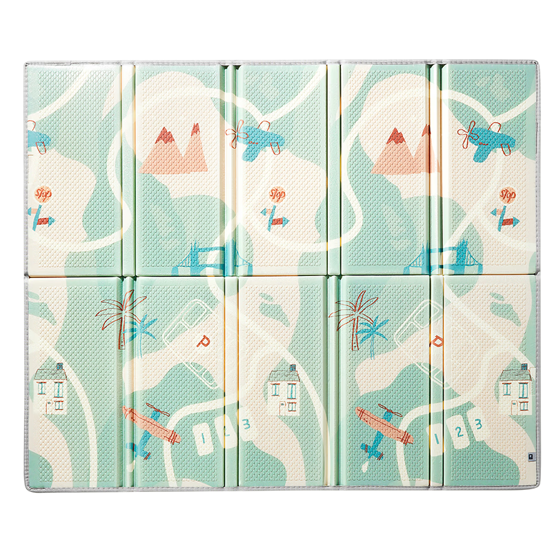 Babycare Antibacterial XPE Foldable Crawling Mat, Baby Play Mat, Infant Floor Mat - Kekena Xiaodao 150*180*2cm