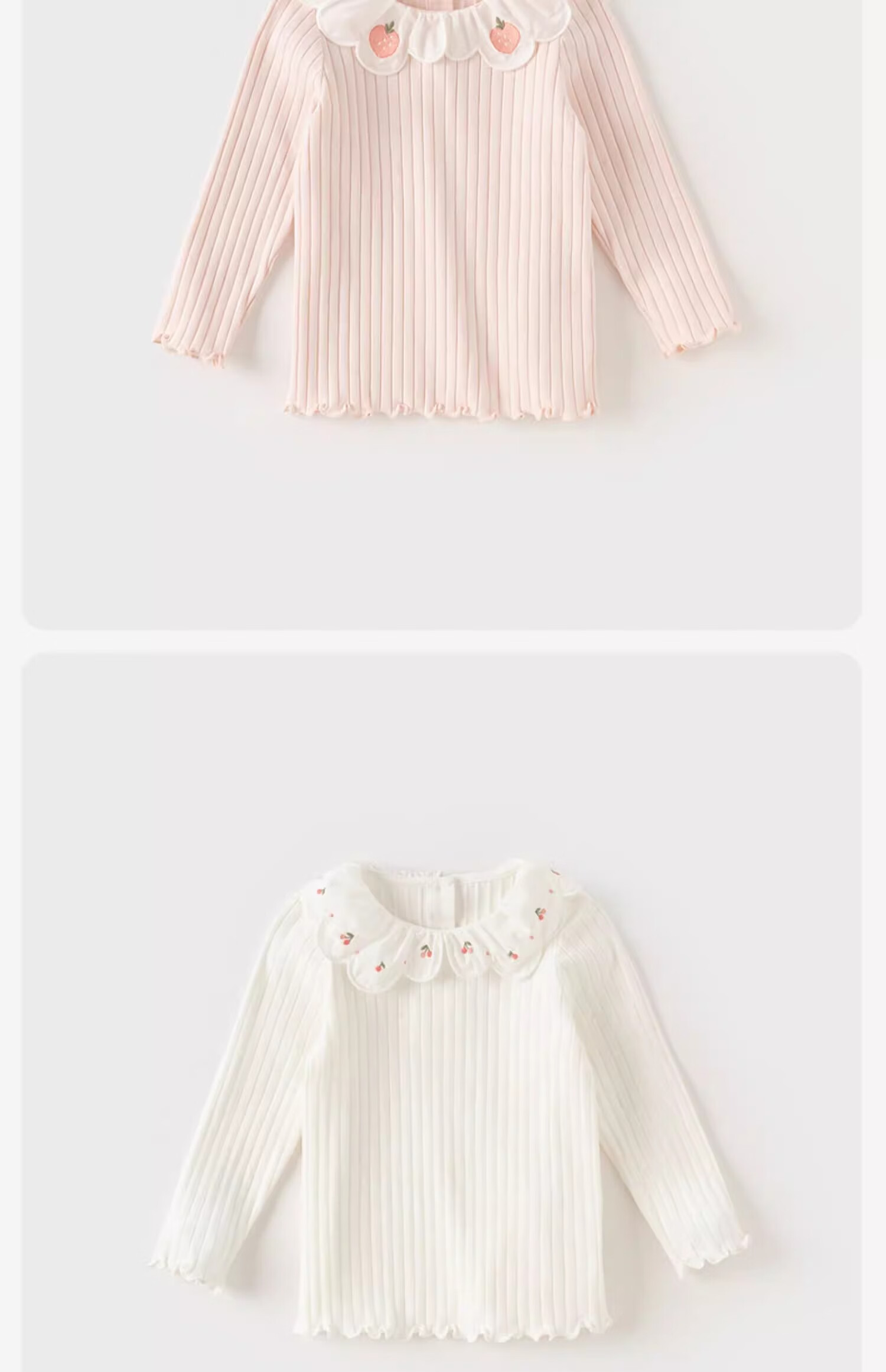 DAVE & BELLA Children's Long-Sleeve T-Shirt, Autumn Girls' Undershirt, Baby Top, Girls' Wear 15