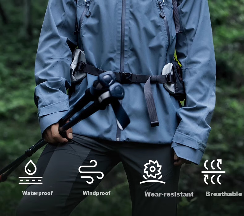 DECATHLON Hard Shell Windproof Waterproof Breathable Mountaineering Jacket MH500-4563145 2