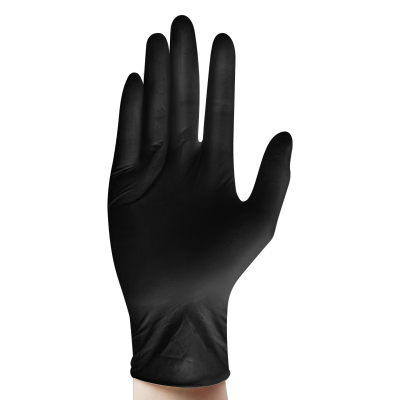 AMMEX WSBCN Disposable Nitrile Gloves, Thickened Durable Version, Non-Slip Oil-Resistant Acid And Alkali Resistant, Industrial Repair Large Size L Code