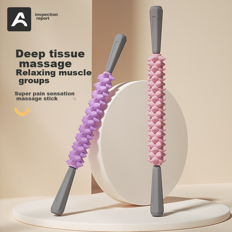 Aoyi Muscle Relaxation Massage Stick for Adults, Thigh Slimming Fascia Roller, Deep Foam Roller, Children's Massage Stick