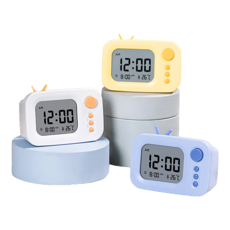 Deli Timer, Electronic Smart Alarm Clock, Thermometer, Countdown Timer, Self-Discipline Timer, Reminder, Time Management Tool, Student Back-To Stationery, Children's Birthday Gift for Boys And Girls