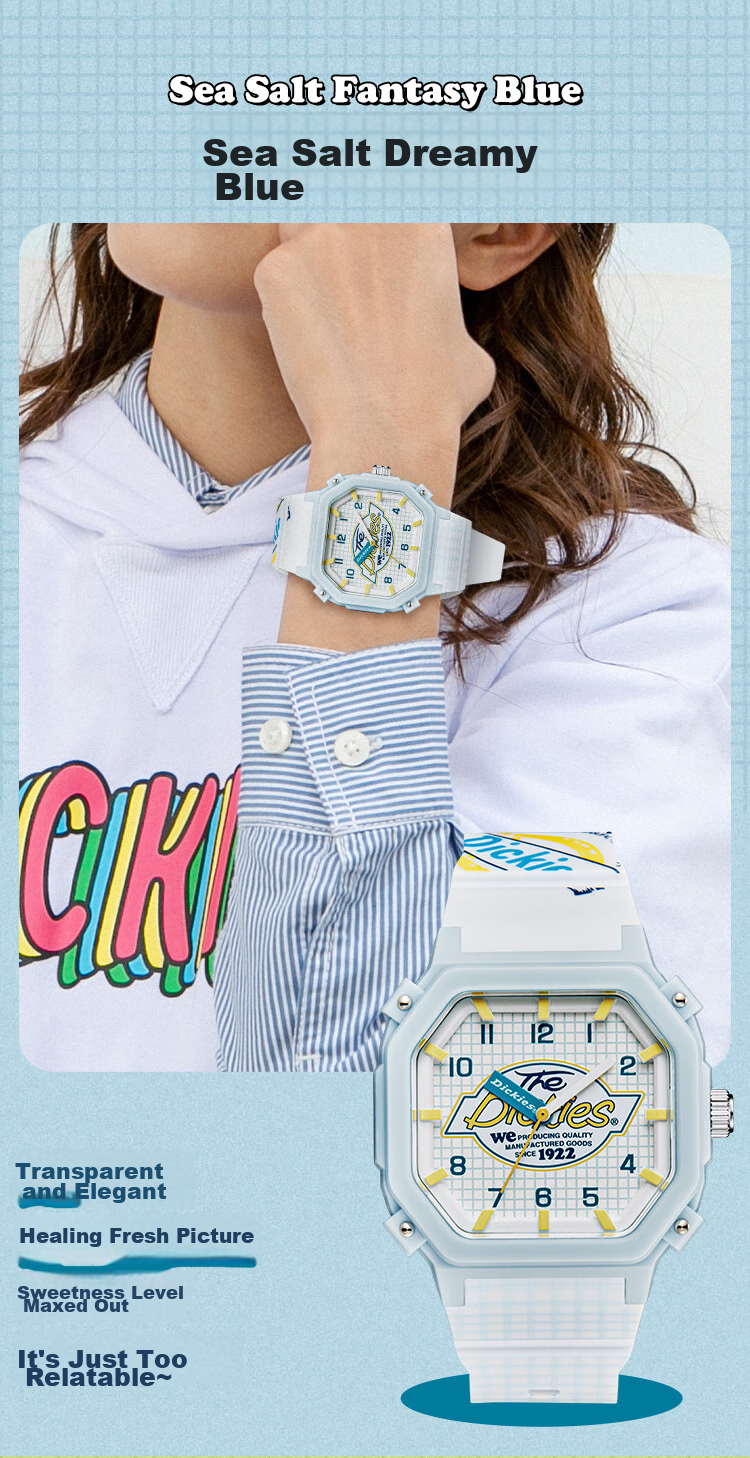 Dickies Elementary School Watch for Girls, Cute Pink Middle School Student Children's Watch, Analog Quartz Watch, Girls' Birthday Gift CL-479 5