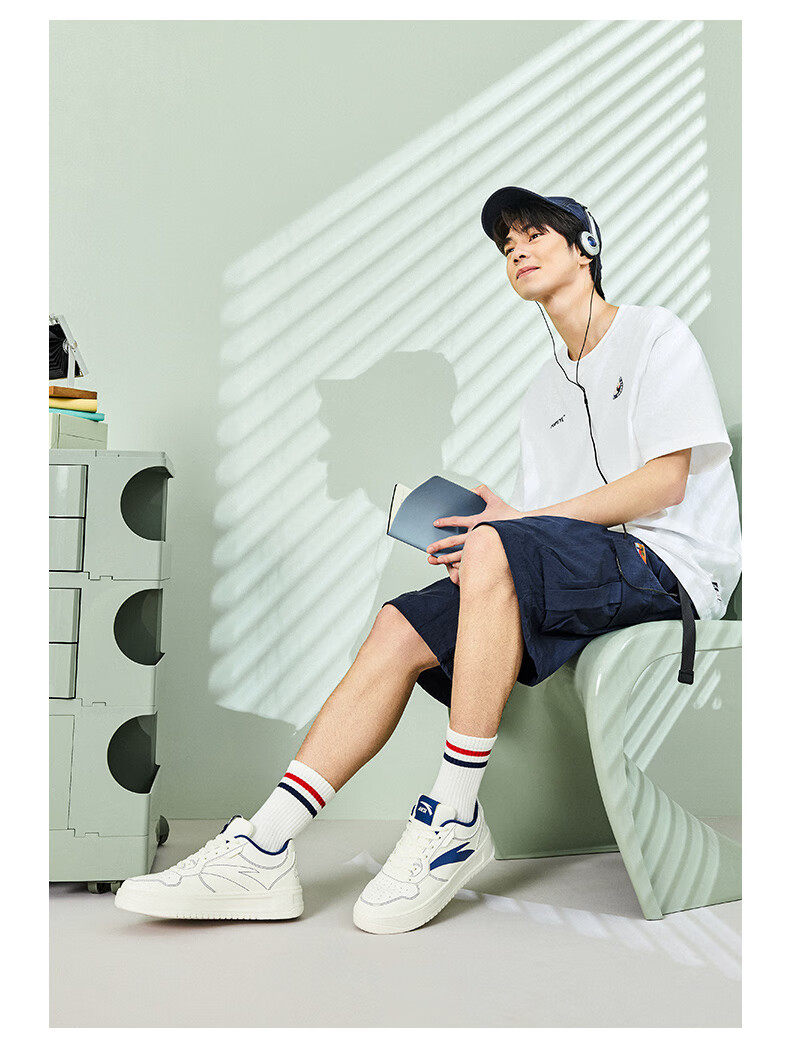 Anta Lightweight Casual White Shoes | Men's Summer White Sneakers Lightweight Versatile Student Sports Shoes 20