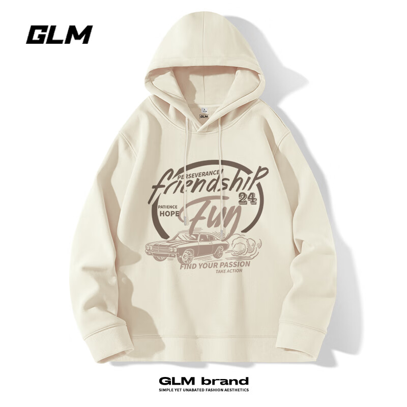 GLM Men's Sweatshirt, Classic Basic Style, Solid Color, Casual Round Neck, Loose-Fitting Top, Versatile Everyday Wear, Men's Clothing 16