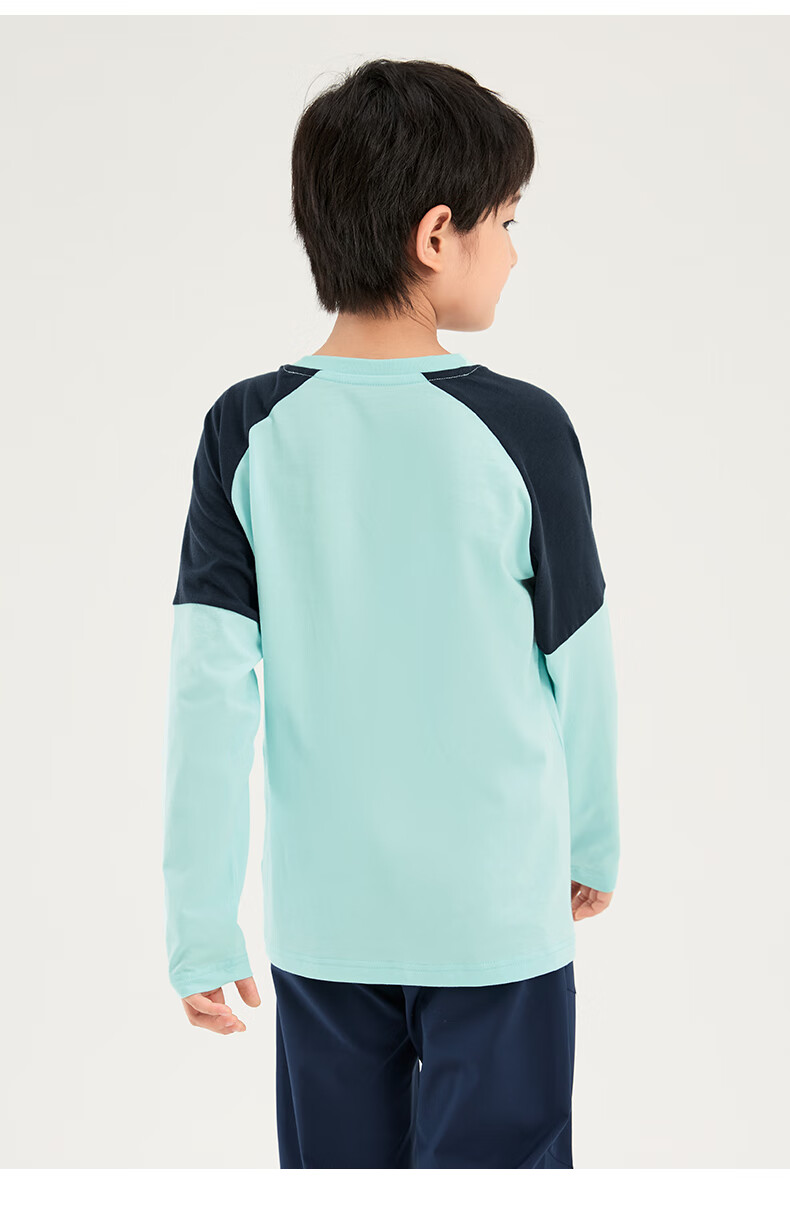 361° Children's Clothing, Kids' Long-Sleeve Sweater for Spring 2026, Boys And Girls Aged 3-14, Color Block Knit Top, White, Size 110 17