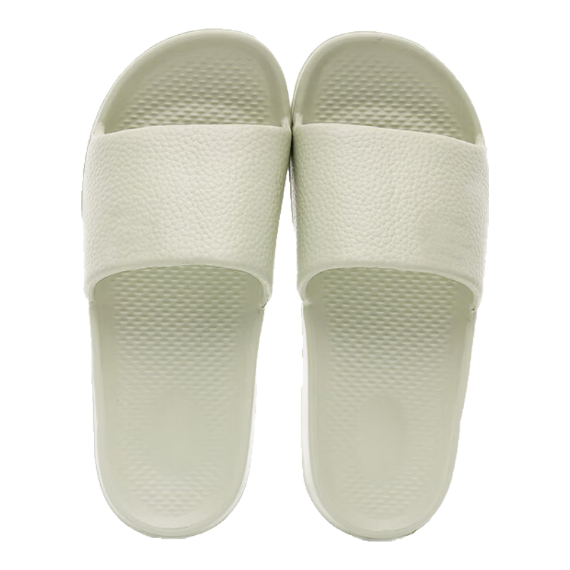 GUOLUOFEI Home Slippers for Men And Women, Summer Stepping-In Feeling Couple Bathroom Shower Outdoor Thick-Soled Sandals, Green, Size 36-37