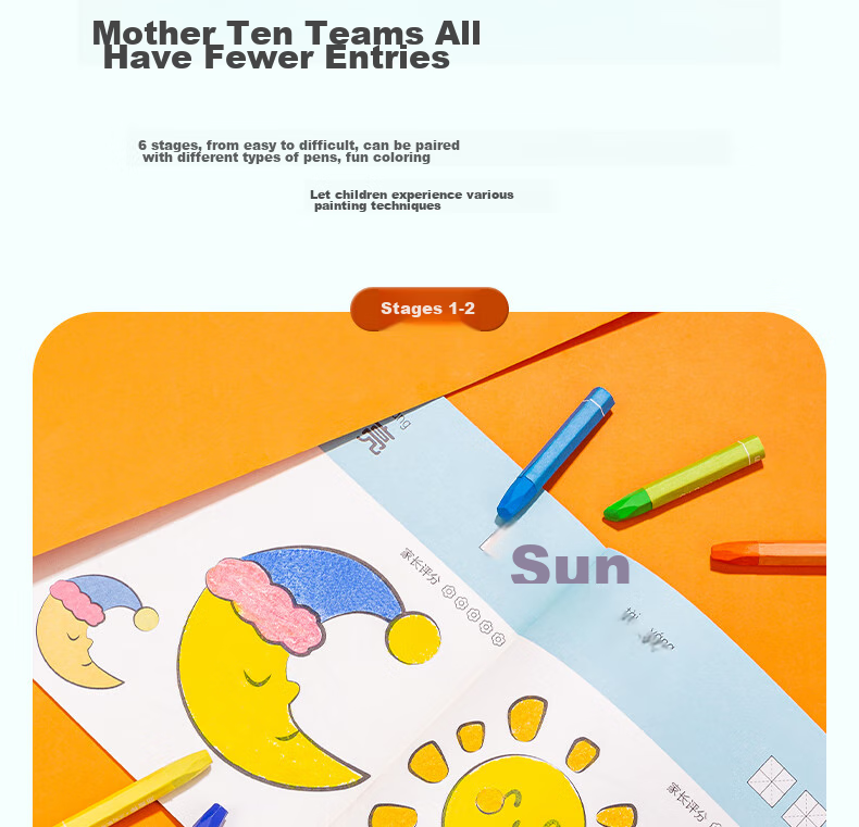 Deli Children's Coloring Book, Drawing Book, Stage Painting Book, Art Book for Elementary School Students Aged 3-6, Back-To Holiday Birthday Gift 6