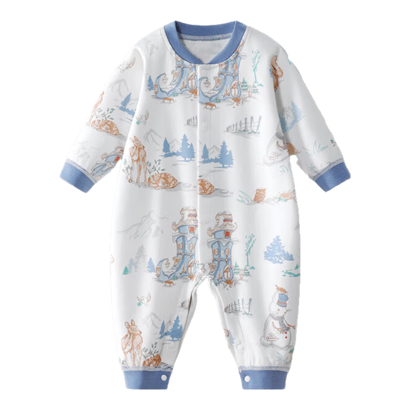 Beitaisi Baby Clothes Spring And Autumn Outfit, Infant Onesie Pure Cotton, Newborn Boys And Girls, Small Age All-Season Sleepwear Romper