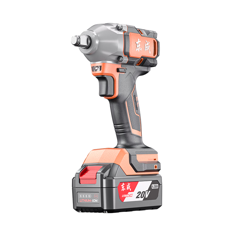 Dongcheng 20V Lithium Battery Brushless Electric Wrench, Automotive Repair Impact Wrench, Rechargeable Socket Impact Driver DCPB319TD