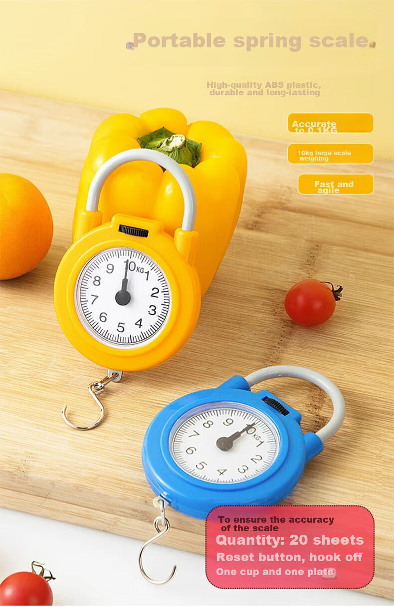 BJ Handheld Scale, Electronic Scale, Spring Hook Scale, Food Delivery Hanging Scale, Portable High-Precision Kitchen Scale, Luggage Scale 1