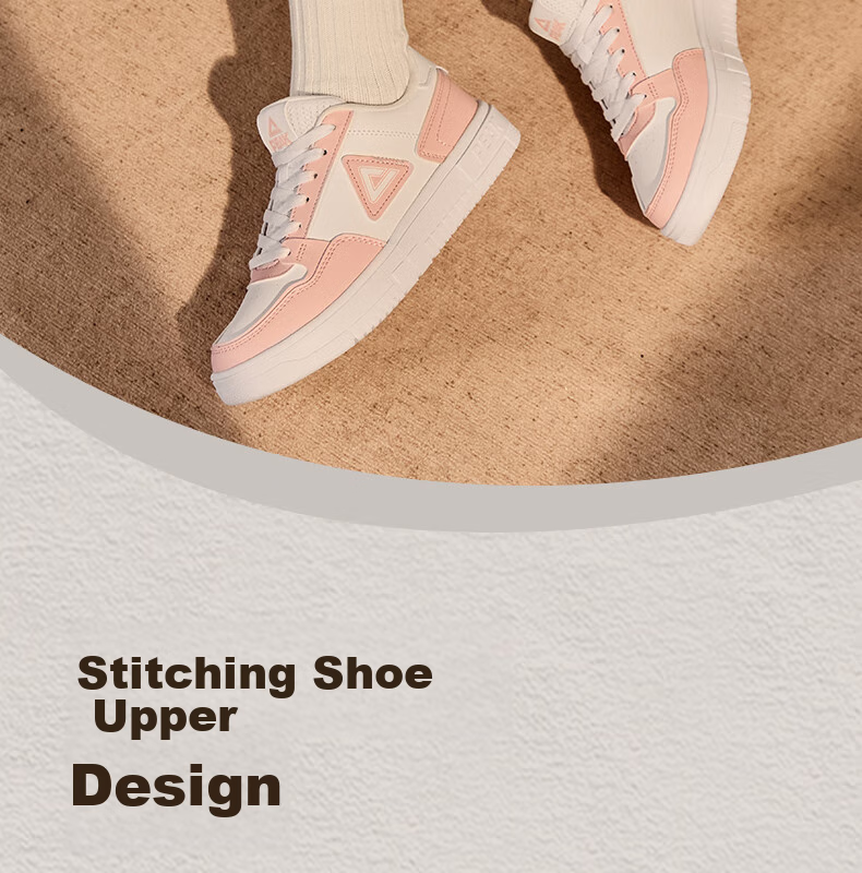 PEAK Air Force One Sneakers for Women, Summer Low-Top Wear-Resistant Casual White Shoes, Soft-Soled Versatile Sports Shoes DB310128 8