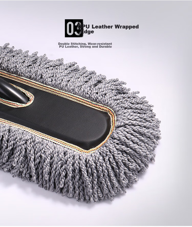 CarSetCity Car Duster Mop for Washing And Cleaning Cars, Extendable Car Duster Brush Dust Removal Tool Set 7