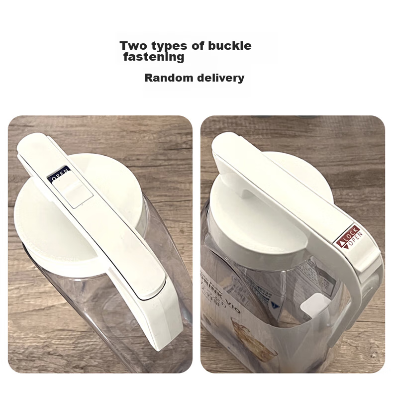 ASVEL Plastic Cold Water Pitcher, Large Capacity, for Brewing Tea, Refrigerator Juice Pitcher, Food-Grade, Heat-Resistant, 3.1L 4
