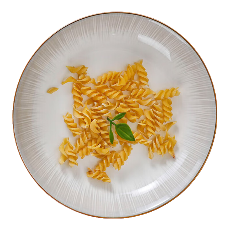 Chuanqi White Porcelain Plates, 7 Inches, Set of 2, Ceramic Dinner Plates/Plates/Bowls, Microwave And Dishwasher Safe, Galaxy Patter