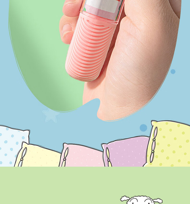 Deli Crayon Shin-Chan Co-Branded Cotton Jump Rope for Children And Students, Durable Cotton Material, Pink, Includes Stationery And Stickers 8