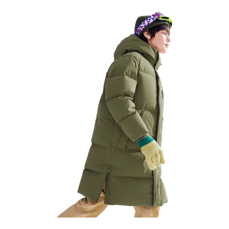 BALABALA Children's down Jacket, Boys And Girls Outerwear, Baby Winter Clothing, Mid-Length Stylish Coat, 208424107201