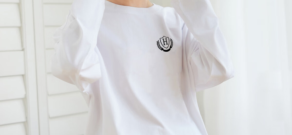 Halo Queen Long-Sleeve T-Shirt for Women, Spring And Autumn Round Neck Letter Print Casual Loose Comfortable Base Shirt Top New Product H143T2011 32