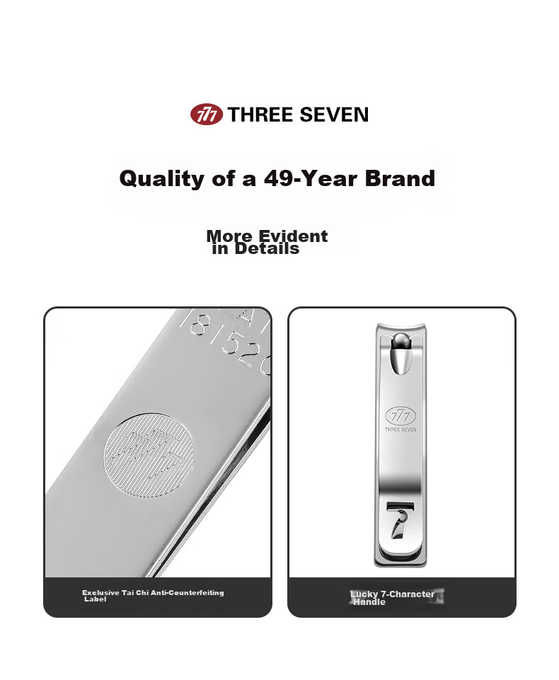 THREE SEVEN Nail Clipper, Large Nail Nipper, Nail Trimming Tool, Imported Sanqi Nail Scissors, 271 Holiday Gift, Mid-Autumn Festival And National Day Present 7