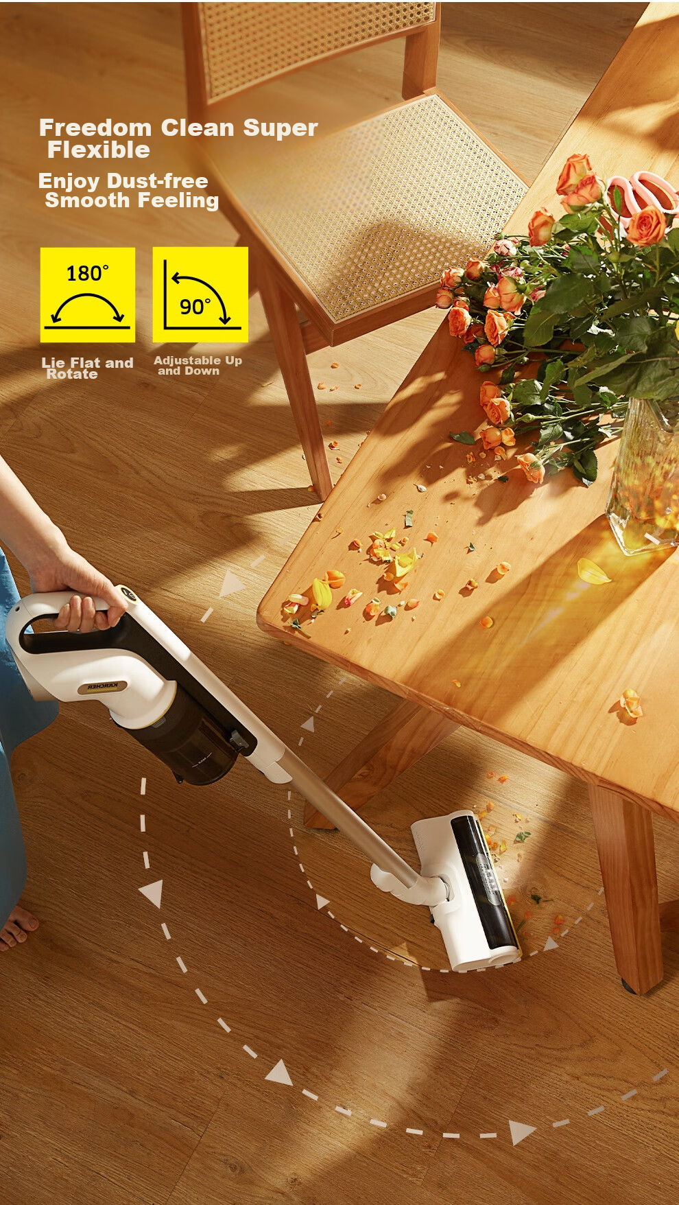 KARCHER Germany Kärcher Wireless Handheld Vacuum Cleaner High Suction Power Portable Car Vacuum VCH2 11