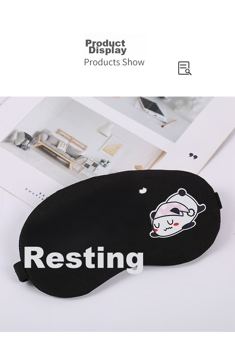 JOYTOUR Eye Mask, Sleep 3D Eye Mask, Light-Blocking Ice Pack Eye Mask for Children, Boys And Girls, Ice Bag Eye Mask, I'm Asleep 5