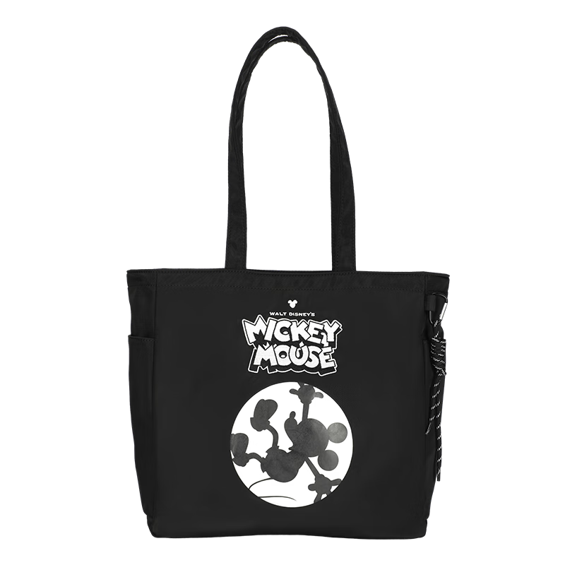 Disney Women's Handbag, Mickey Mouse Shoulder Bag, Large Capacity Ultra-Light Fabric Bag, Handheld Laptop Commuter Bag, Birthday Gift for Wome