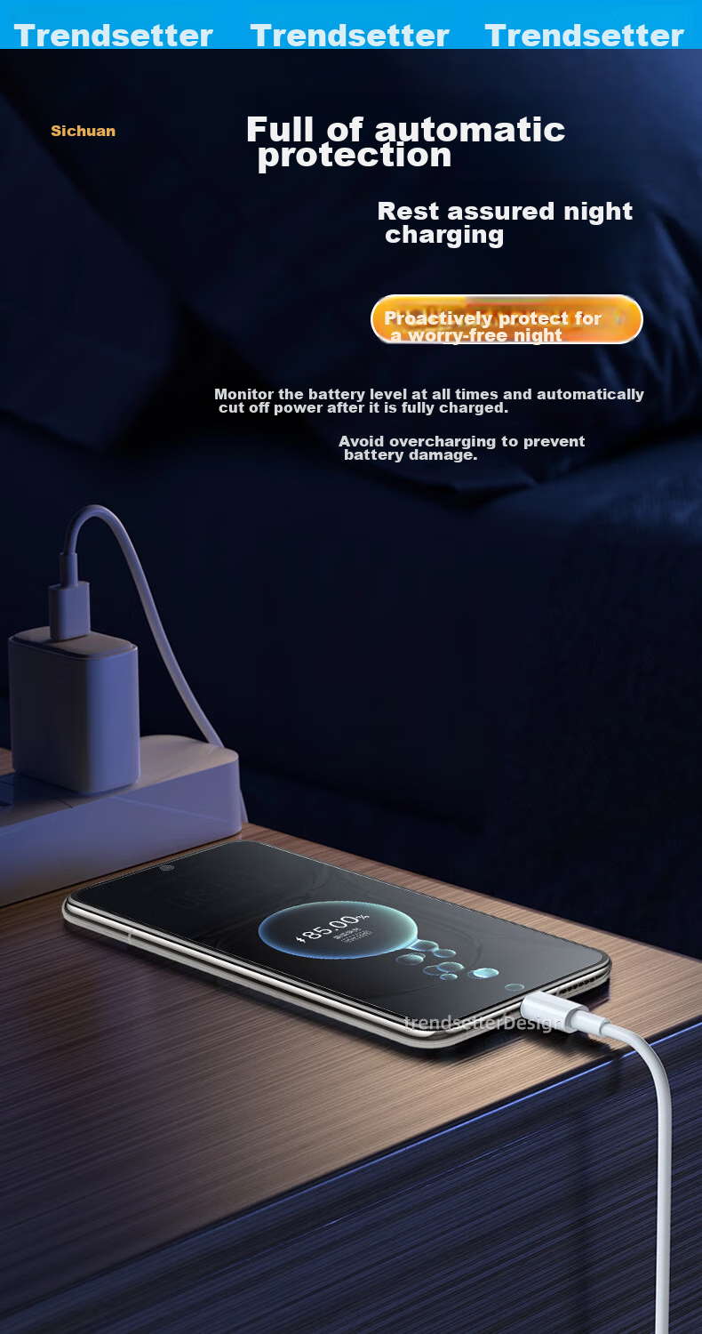 Chaofan Compatible with Huawei Data Cable, 6A Super Fast Charging Cord, 2 Meters, 66W/100W, for Honor 400/300/200/x50/Magic7/7pro/Mate70/nova14/pro 6