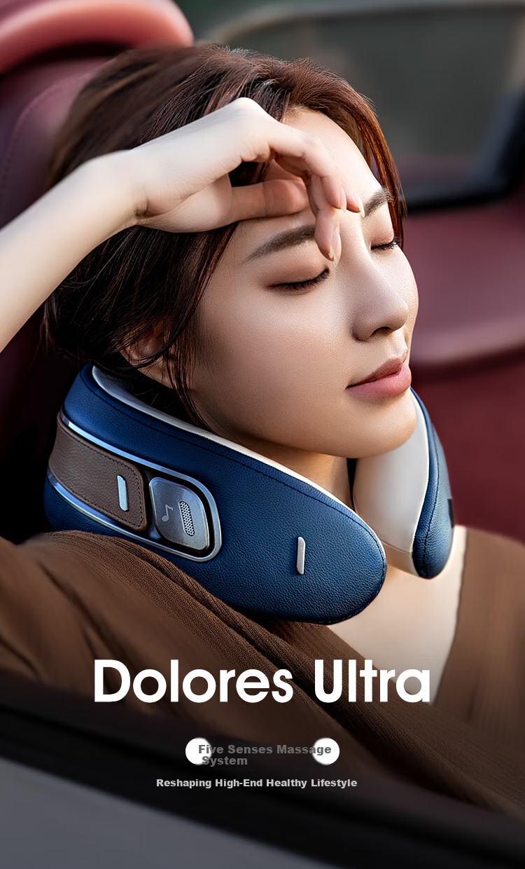 Liangjie 2025 New Product Dolores Neck Massager, Shoulder And Neck Massage Device, Heat Therapy Kneading Neck, Mid-Autumn Festival Gift Box, Birthday Present for Parents 3