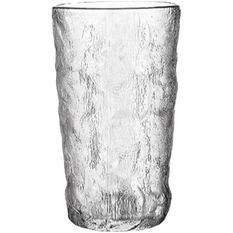 Fuguang Glacier Glass Cup, Water Bottle for Women, Summer Home Use, Beverage Coffee Mug, Beer Cup, Cold Water Cup