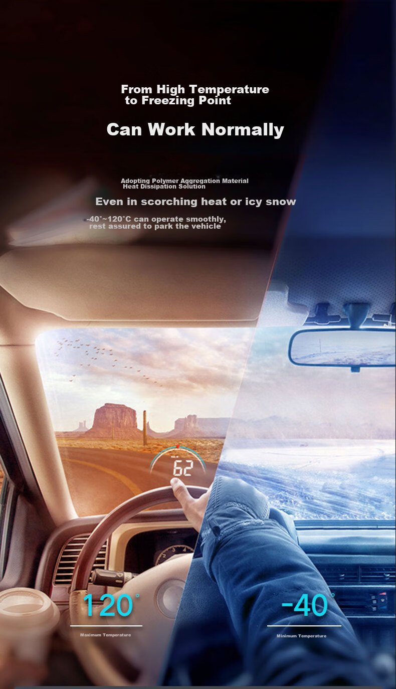 XINWUZHIJING M8 HUD Head-Up Display, Universal OBD Car Navigation System, High-Definition Projection for Driving, 2026 Model 9