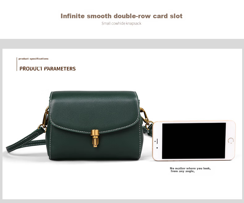 Viney Women's Handbag, Cowhide Crossbody Bag, Stylish Shoulder Phone Bag, Practical Birthday And Mother's Day Gift for Mom 4