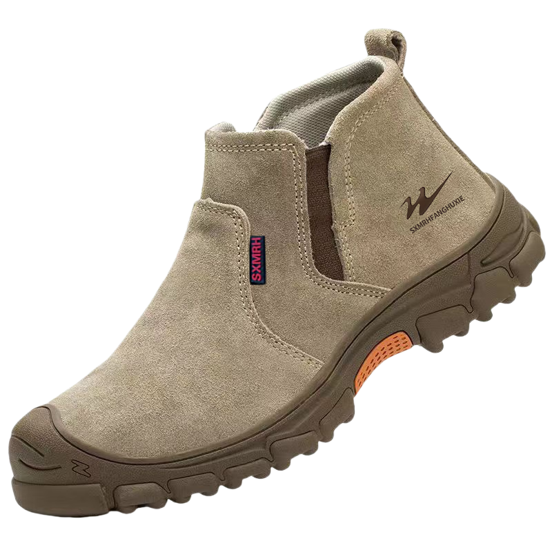 Shuangxingbate Safety Shoes for Men, Anti-Smashing And Puncture-Resistant Plastic Toe Cap, Welding Non-Slip Protective Work Shoes SX-22 Size 42
