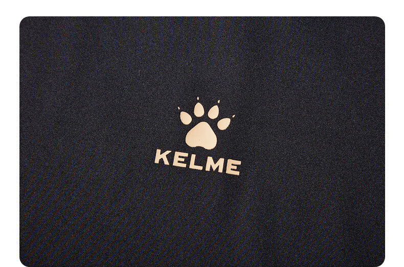 KELME Dragon Year Series Tight-Fitting Long-Sleeve Sports Running Koi Trendy Fitness Shirt, Onyx Black, 2XL 2