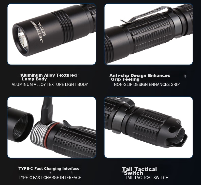 JETBeam BC25TAC High-Intensity Flashlight, Outdoor Bright Long-Range Emergency Camping Light 13
