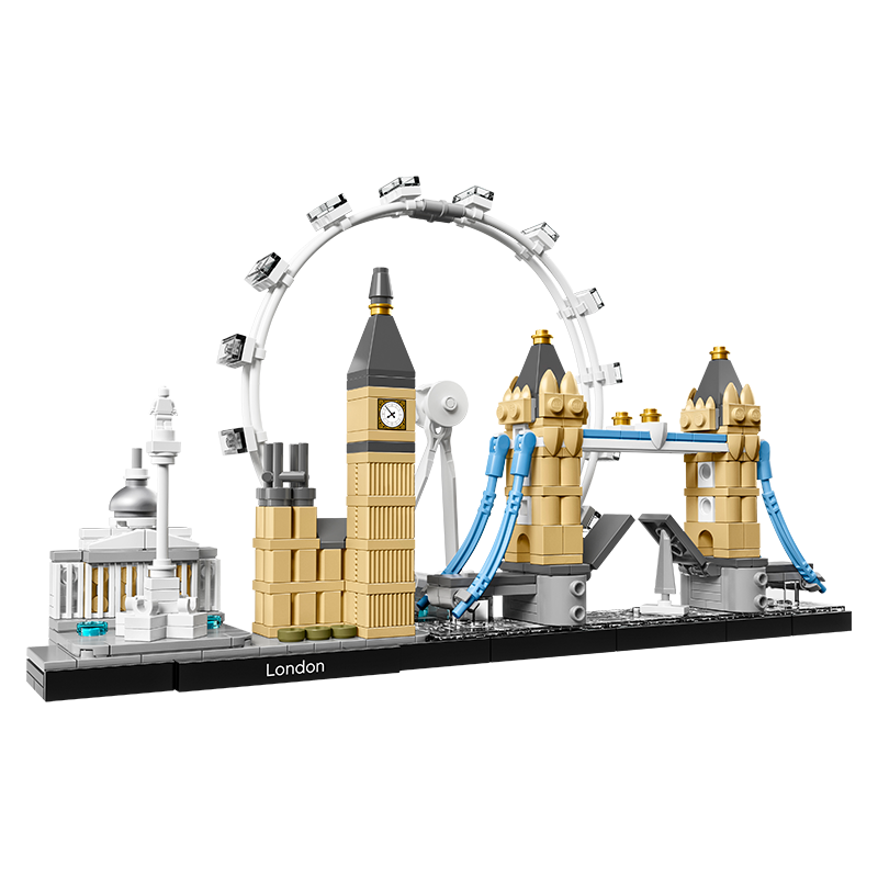LEGO Building Series 21034, London, Boys And Girls Children's Toy, Birthday Gift, Home Decoration Ornament