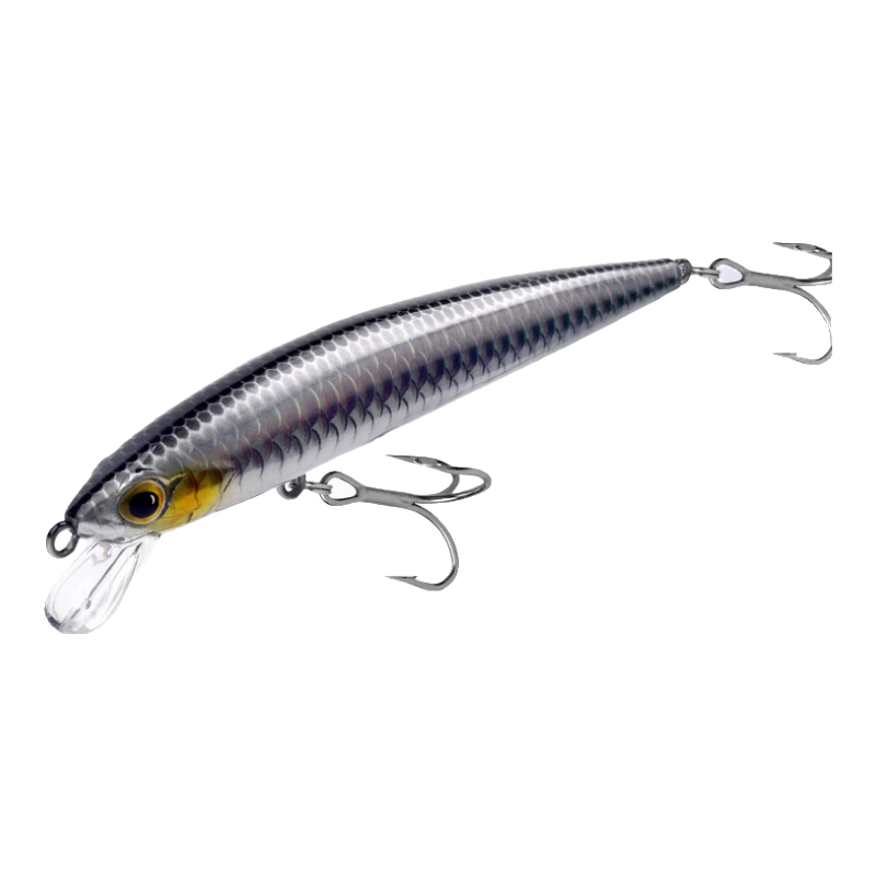 Guowangluya Rice Suspended Shadow Hovering Minnow Long-Casting Lure Topmouth Culter Bait 14g-110mm LN04
