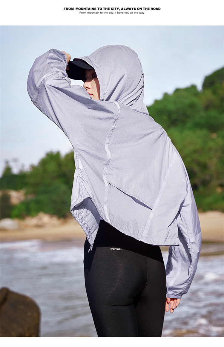 Pioneer Camp Butterfly Shadow Sun Protection Clothing for Women, Summer Lightweight Breathable Sun Protection Garment, UV-Resistant Skin Coat, Short Loose-Fitting Jacket 21