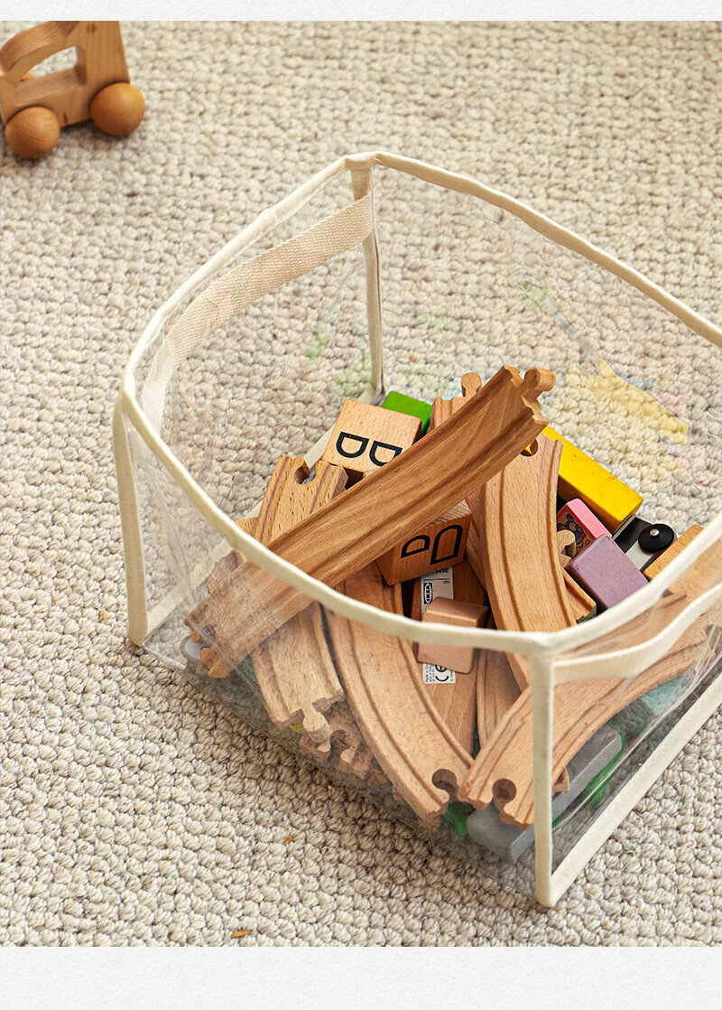 Fan Ye Large Capacity Apple Storage Basket Foldable Clothes Storage Box Laundry Hamper Toy Organizer for Home Wardrobe 3