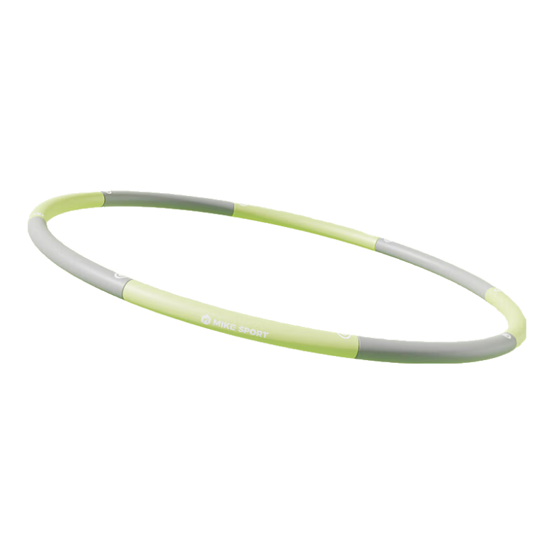 Mike Removable Hula Hoop for Adults, Waist Slimming Fitness Shaping Aerobic Buttocks Lifting Abdominal Exercise, Avocado Green 3 Pounds