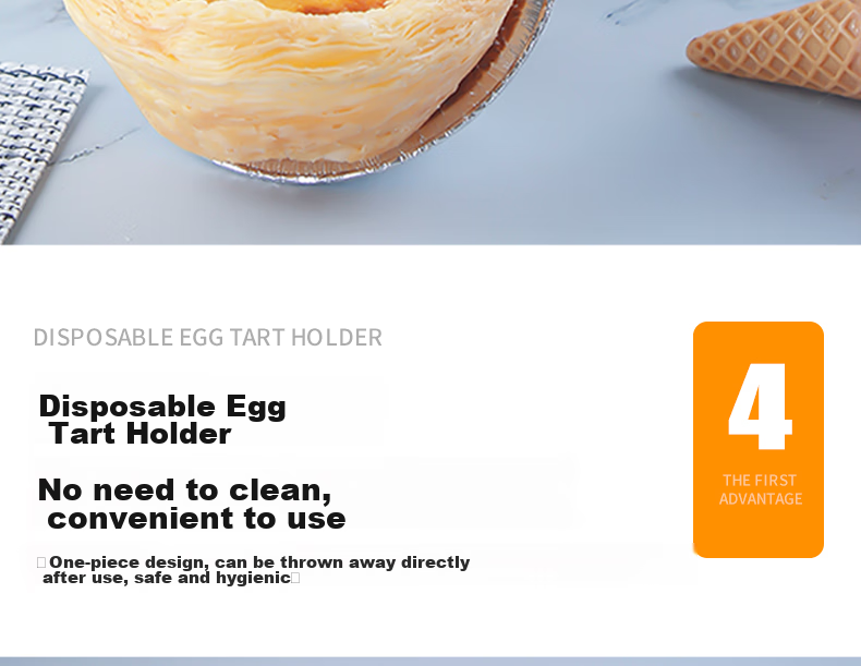 YOUAO Egg Tart Liners, Aluminum Foil [200 Pieces], Egg Tart Shells, Cake Cups, Air Fryer-Specific Foil Bowls, Egg Tart Molds 12