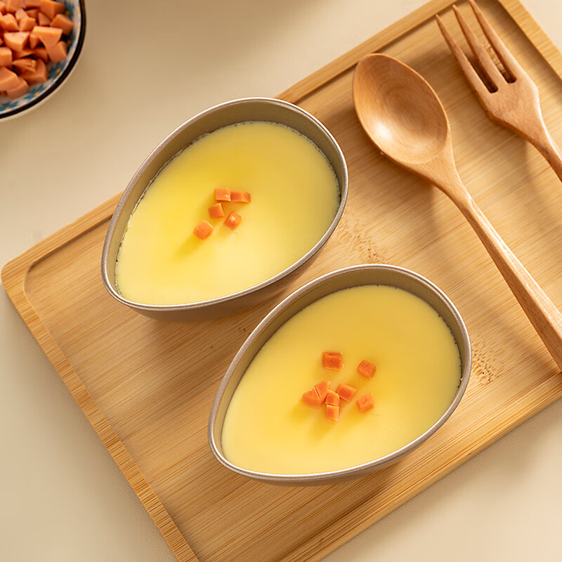 Onlycook Steamed Egg Bowl, Korean-Style Space-Saving Household Steaming Bowl, Double Boiler for Cooking Eggs, Steamed Egg Custard Mold, Dishwasher Safe