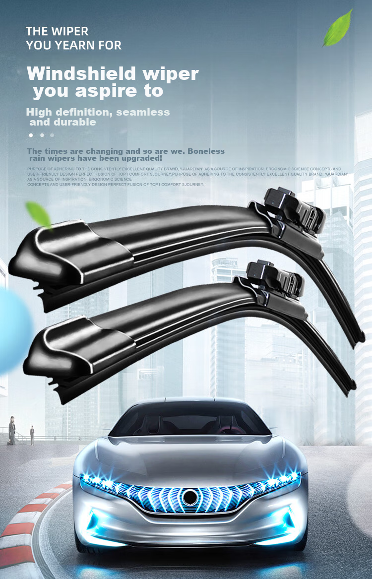 Aoye Windshield Wipers for Audi A6L (2019-2026 Models)/A7L (2017-2025 Models), Frameless Wiper Blades, Front Windshield Wipers, 1 Pair, 25+20 Inches 2