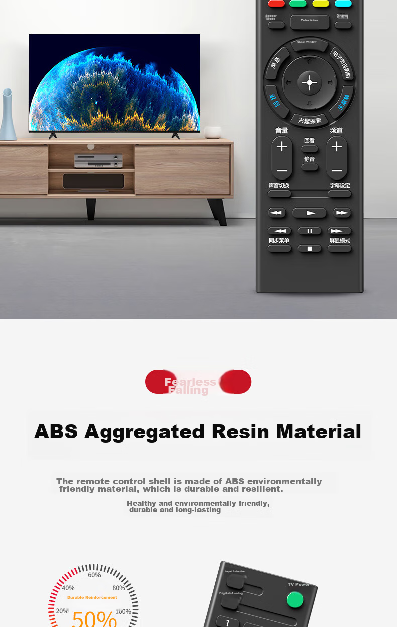 Accoona Universal Remote Control for SONY TV RMT-TX100C TX200C SD023 SD019 SD024 SD020 LCD TV 6